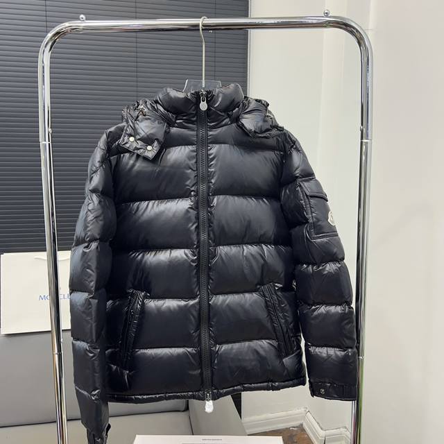 Moncler 蒙口全套包装 拉链白鸭绒羽绒服 充绒量280G 长袖连帽冬季棉服 男女通用情侣款 高端广州原版 尺码1码-6码 100-200斤