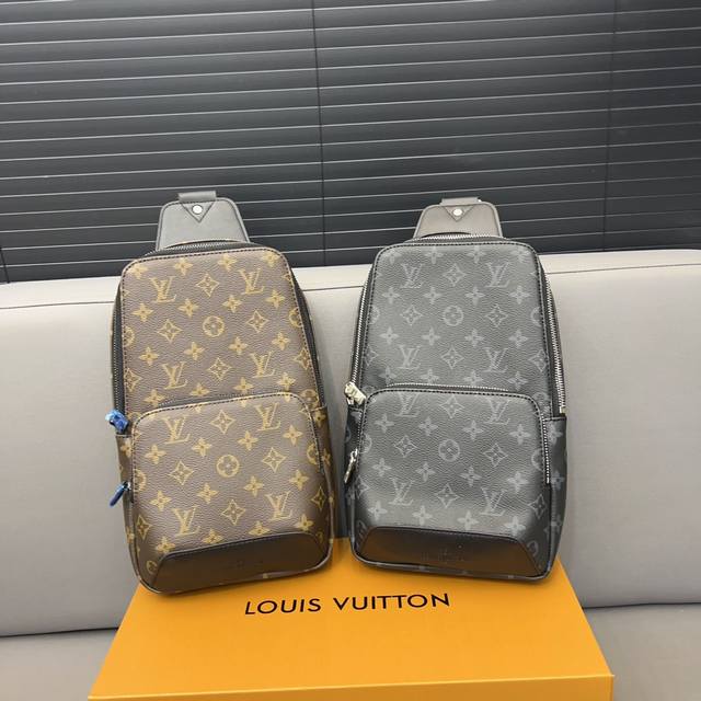 Louisvuitton 路易威登avenue系列胸包 斜挎包 男女通用单肩包 采用精湛镶嵌细工 经典百搭 实物拍摄 原厂原版面料 配送防尘袋 折叠礼盒 32