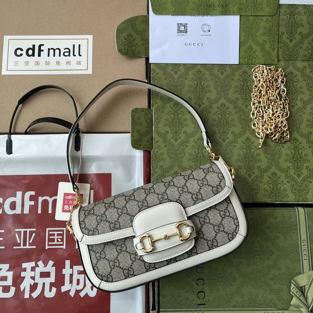 原厂皮配 Cdfmall三亚免税店手提袋 Gucci Horsebit 1955系列肩背包 Gucci Horsebit 1955系列从典藏设计中撷取灵感 匠心