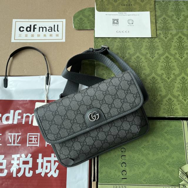 原厂皮配 Cdfmall三亚免税店手提袋 Ophidia系列gg小号腰包 Ophidia系列融合gucci传统精髓与现代设计 匠心呈献亮眼新作 这款男士腰包巧妙