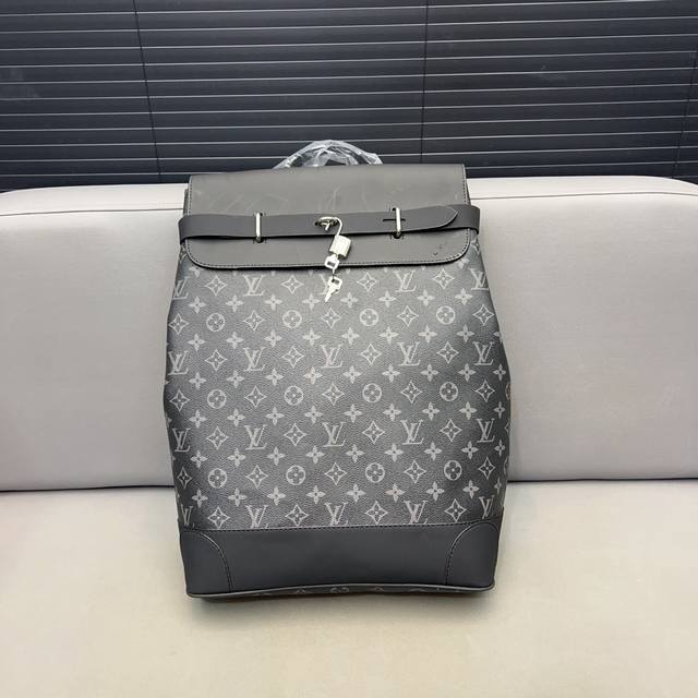 Louisvuitton 路易威登 Steamer双肩包 男女通用背包 采用优质原厂磨砂牛皮材质 高端货 规格32 X 45Cm