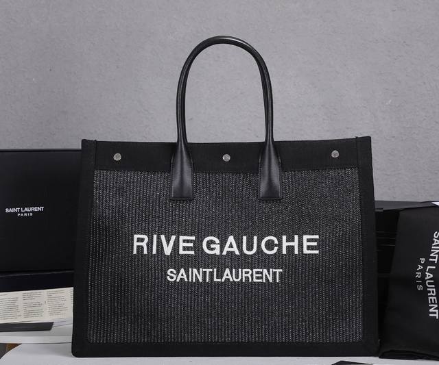 夏日限定编织款 _Rive Gauche Tote Bag 左岸购物袋 每一个细节我都要求完美 Zp购入开模定制 说真的 这是我遇到过最难做的一款购物袋了 托料