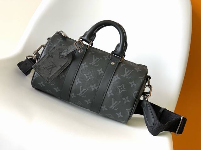 Louis Vuitton 路易威登 全套折叠礼盒包装 经典 Keepall 系列再添新颖迷你设计 Monogram Macassar 帆布浸染 Virgil