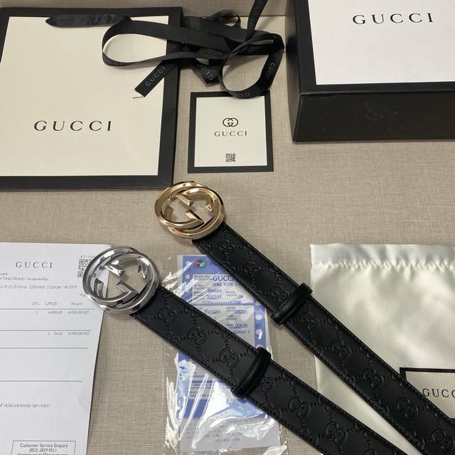 品牌：Gucci 等级：原版品质.定制头层牛皮。专柜售经典爆款开模。油边精致 电脑车线 手感柔软.实物拍摄无修饰 上身效果超好.配专柜全套包装.送礼自带首选 送