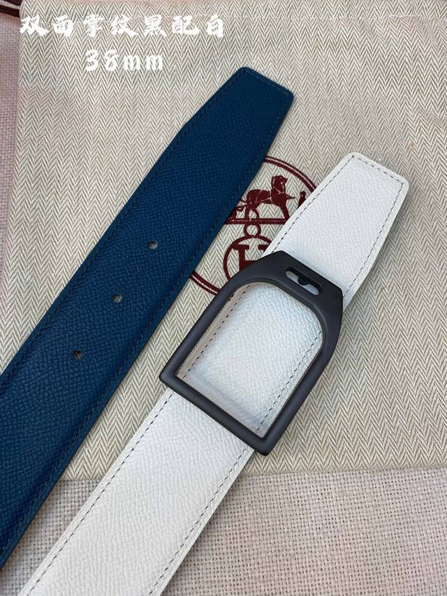 Hermes-38MM 爱马仕专柜同步 进epsom双面小牛皮 精钢精品五金 双面可用 - 点击图像关闭