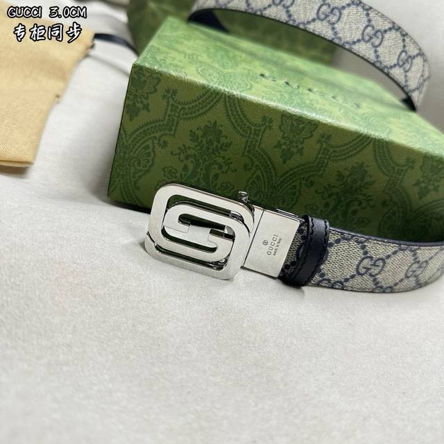 古琦gucci 宽度3.0 Cm 简单大方双面使用 五金可以旋转 精品五金 佩戴效果非常不错 送礼自用最佳推荐