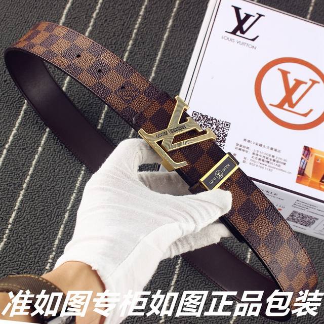 品名：Lv..路易..威登原单 型号：认准如图专柜包装，赠送打孔器 材料：百分百头层牛皮，黑格 咖啡格 老花 黑老花，保证真皮。专柜同等质量， 送人自用首选 包