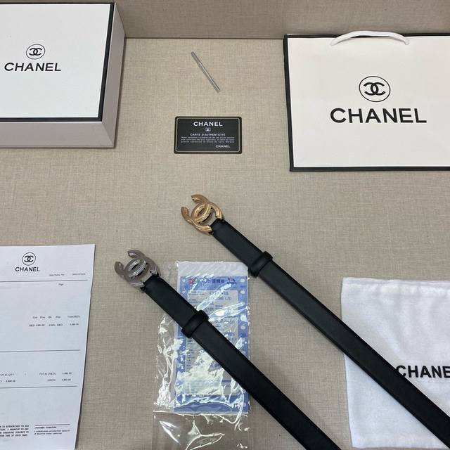 品牌：香奈儿chanel 等级：女士皮带.定制头牛层皮.油精边致、官同网步新款 配专全柜套包装 送眼打针 长度不裁剪扣头：广州原版扣 长度：90 115Cm 2