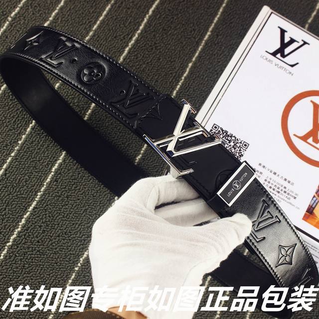 品名：Lv..路易..威登原单 型号：认准如图专柜包装，赠送打孔器材料：百分百头层牛皮，24K纯钢扣老花纹路保证真皮。专柜同等质量， 送人自用首选包装： 请认准