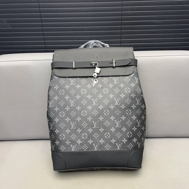 Louisvuitton 路易威登 Steamer双肩包 男女通用背包 采用优质原厂磨砂牛皮材质 高端货 规格32 X 45Cm