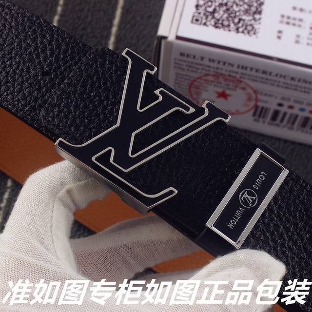 品名：Lv..路易..威登双面用 型号：认准如图专柜包装，赠送打孔器材料：百分百头层牛皮，24K纯钢扣双面荔枝纹，双面可用，保证真皮。专柜同等质量， 送人自用首