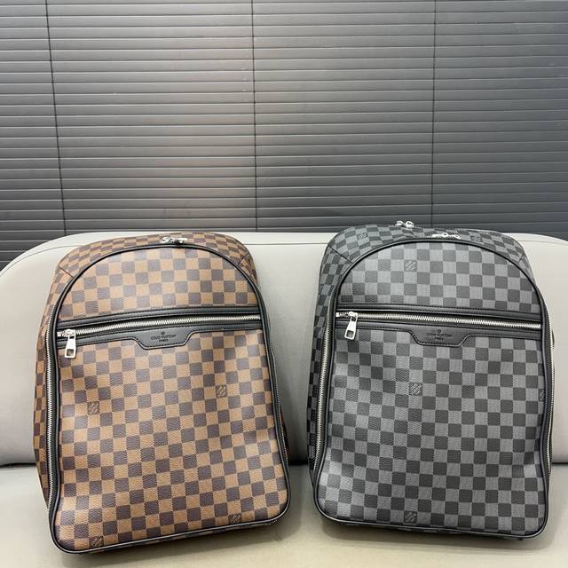 Louisvuitton 路易威登michael Nv2 双肩包 男士大容量背包 书包 采用精湛镶嵌细工，经典百搭 实物拍摄 原厂原版面料 N58024 配送防