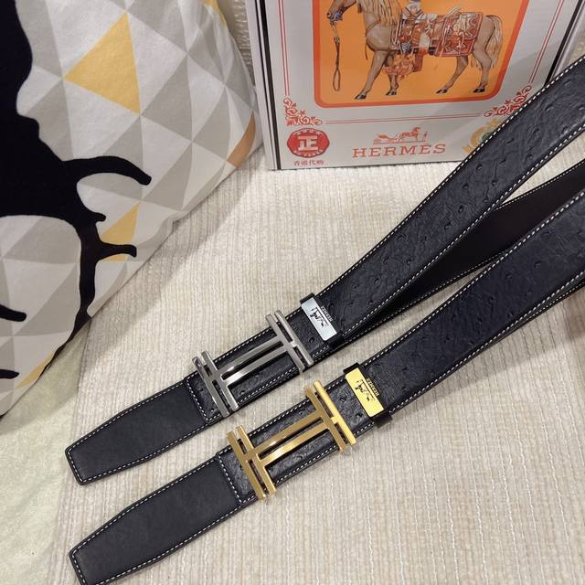 品名：爱马仕.Hermès 原单 材质：原单牛皮腰带 百分百头层牛皮腰带保证真皮，24K纯钢扣，专柜原单品质、做工精细，时尚大牌，送人自用首选 包装： 请认准如