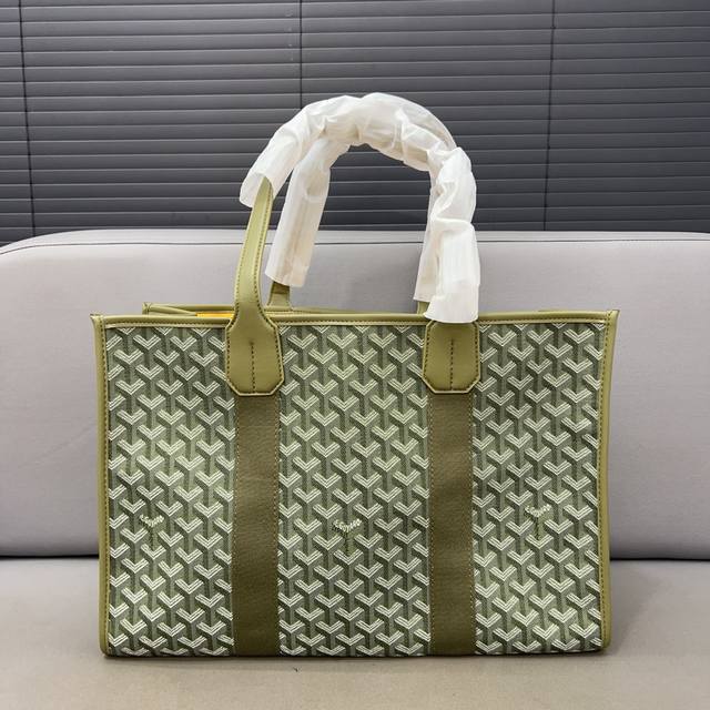 Goyard 戈雅 Villette 托特包 手提公文包 原厂面料 激光雕刻五金 高货品质 配送防尘袋 尺寸 30 X 42Cm