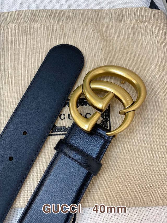 Gucci 古奇官网经典 正品规格 4.0Cm原版品质头层小牛皮搭配进口底