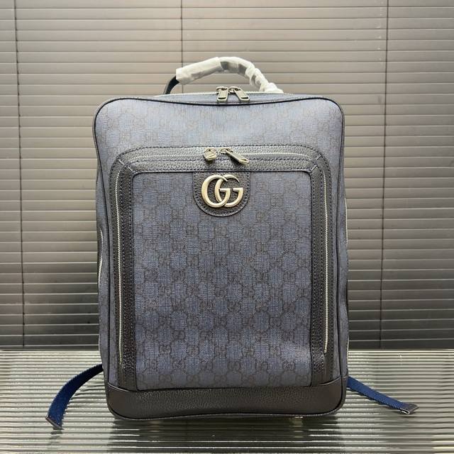 Gucci 古奇 Ophidia系列背包双肩包 红绿织带大容量男女通用休闲书包 采用精湛镶嵌细工 经典百搭 实物拍摄 原厂原版面料 配送防尘袋 30 X 40