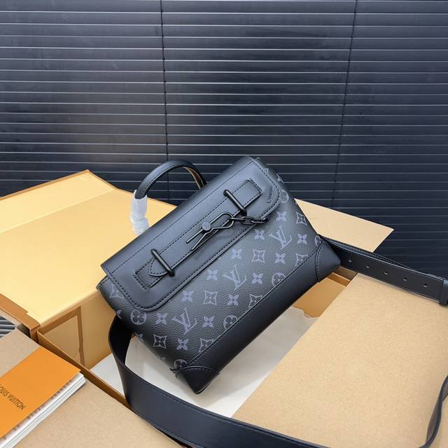 Louisvuitton 路易威登 高货 Steamer手袋 牛皮链条手提包 斜挎单肩公文包 采用精湛镶嵌细工，经典百搭 实物拍摄 原厂原版面料 配送飞机礼盒