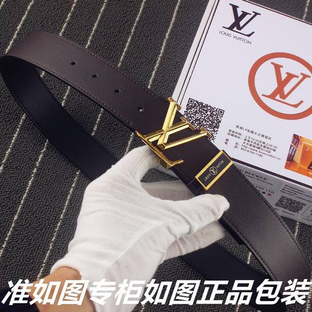 品名：Lv..路易..威登原单 型号：认准如图专柜包装，赠送打孔器 材料：百分百头层牛皮，24K纯钢扣保证真皮。专柜同等质量， 送人自用首选 包装： 请认准如图