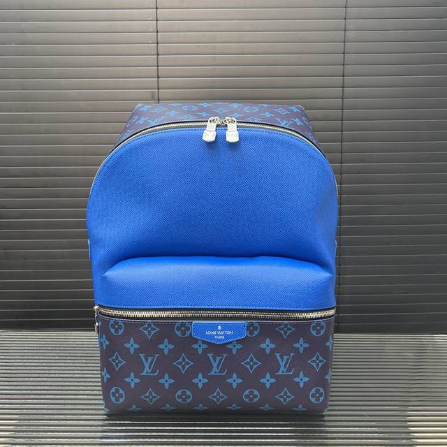 Louisvuitton 路易威登 Discovery 印花双肩包 大容量背包 男女通用 采用精湛镶嵌细工，经典百搭 实物拍摄 原厂原版面料 配送防尘袋 40