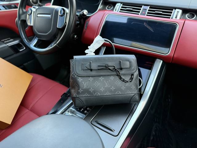 高端货 新款 “ Louis Vuitton ”Lv单肩包 路易威登邮差包 M46953 Louis Vuitton Steamer 可调节可拆卸肩带 Mono