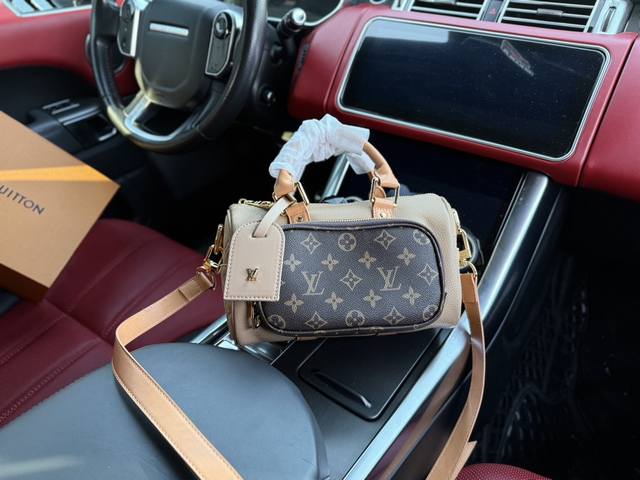 高端货 新款 “ Louis Vuitton”Lv单肩包 路易威登斜挎包 M12627 Louis Vuitton Keepall 25 可拆卸可调节肩带拉链开