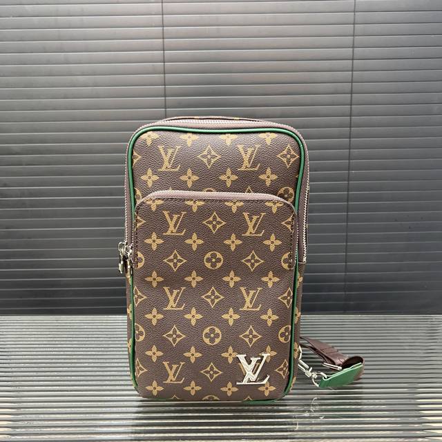 Louisvuitton 路易威登 Avenue Pm系列胸包 斜挎包 男女通用单肩包 采用精湛镶嵌细工，经典百搭 实物拍摄 原厂原版面料 配送防尘袋 30 X