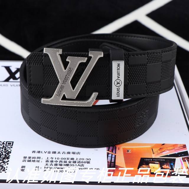 品名：Lv..路易..威登原单 型号：认准如图专柜包装，赠送打孔器 材料：百分百头层牛皮，24K纯钢扣保证真皮。专柜同等质量， 送人自用首选 包装： 请认准如图