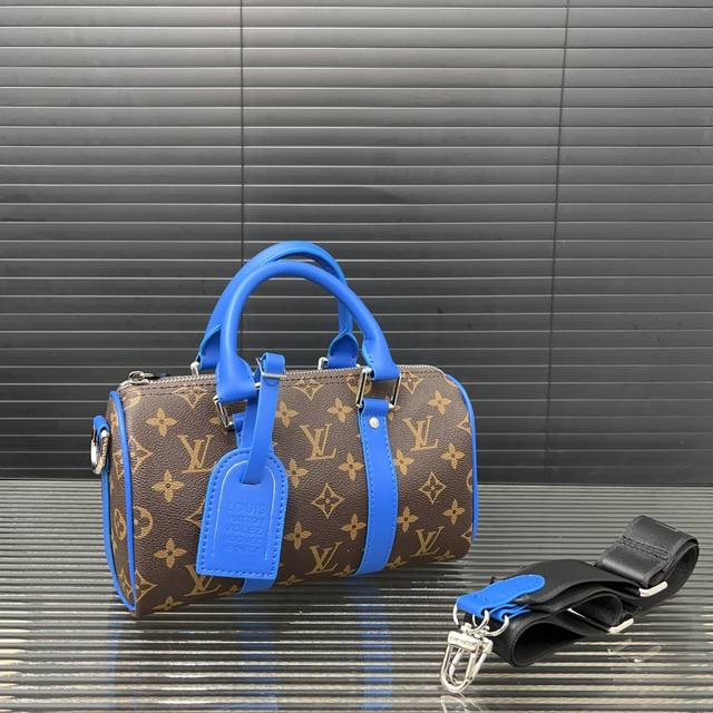 Louisvuitton 路易威登 Keepall 25 系列手袋 印花手提斜挎包 单肩包 采用精湛镶嵌细工，实物拍摄 原厂原版面料 配送防尘布袋 礼盒 15