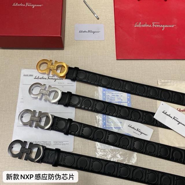 品牌：菲拉格慕ferragamo 芯片款 等级：原版品质.头层牛皮 专柜售经典爆款开模。油边精致 电脑车线 手感柔软.实物拍摄无修饰 上身效果超好、长度可裁剪.