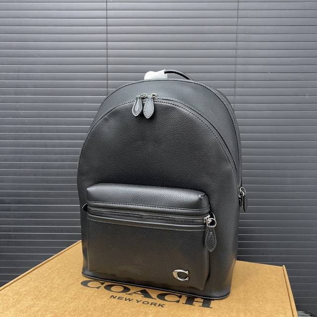 Coach 蔻驰 Charter Backpack 双肩包 大容量男女同款背包书包 实物拍摄 配盒10 尺寸 30 X 40 Cm。