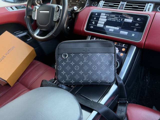 高端货 新款 “ Louis Vuitton”Lv单肩包 路易威登邮差包斜挎包 N40087 Louisvuitton Trocadero 双层拉链棋盘格 涂层