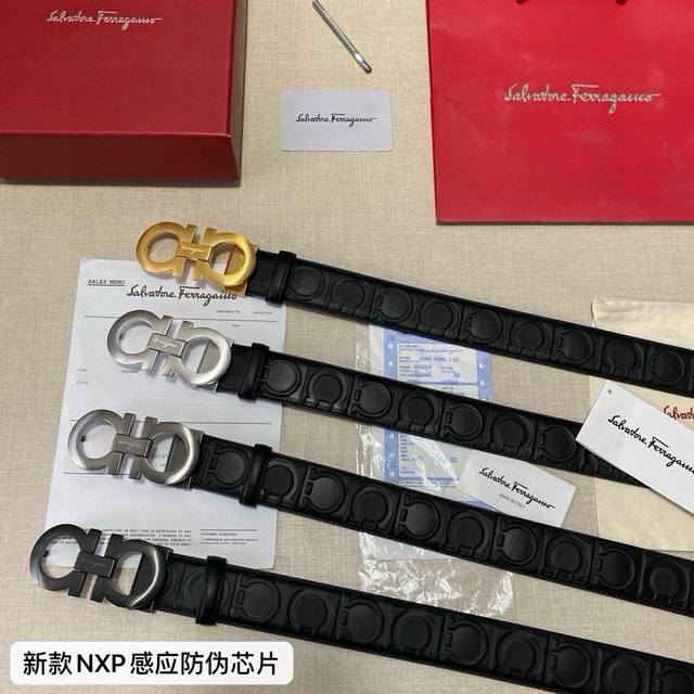 品牌：菲拉格慕ferragamo 芯片款 等级：原版品质.头层牛皮 专柜售经典爆款开模。油边精致 电脑车线 手感柔软.实物拍摄无修饰 上身效果超好、长度可裁剪.