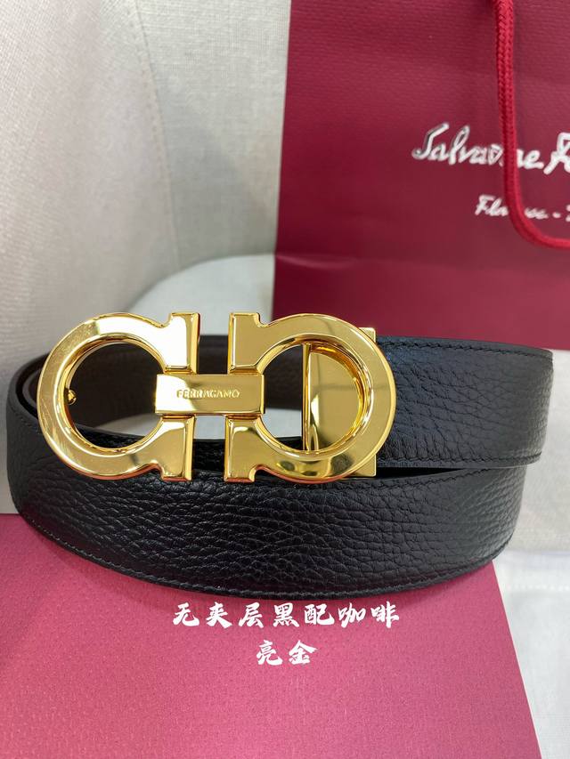 Ferragamo菲拉格慕 Nfc芯片扫码款 正品尺寸3.5Cm意大利原厂皮