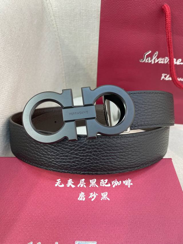 Ferragamo菲拉格慕 Nfc芯片扫码款 正品尺寸3.5Cm意大利原厂皮