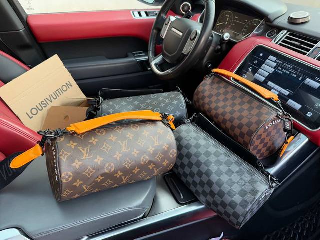 高端货 新款 “ Louis Vuitton”lv单肩包 路易威登斜挎包 M46796 LOUIS VUITTON 可拆卸可调节肩带拉链开合 帆布拼牛皮 单肩斜