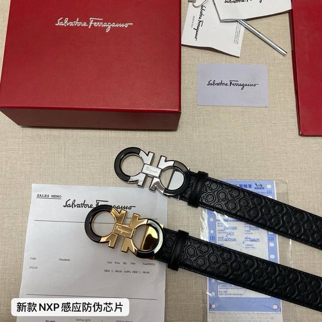 品牌：菲拉格慕Ferragamo 等级：原版品质.头层牛皮 专柜售经典爆款开模。油边精致 电脑车线 手感柔软.实物拍摄无修饰 上身效果超好、长度可裁剪.配专柜全