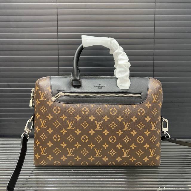 Louisvuitton 路易威登jour新款牛皮男包公文包 手提包 电脑包 采用精湛镶嵌细工 经典百搭 实物拍摄 原厂原版面料 配送防尘袋 28 X 38 C