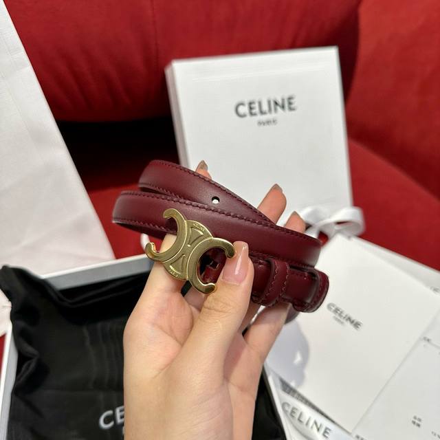 顶级原厂正品级别，非市场普通品质，超火赛 琳Celine20上凯旋门腰带2.5Cm精品 顶级进口牛皮制作，手感柔软细腻，上身效果超级好看 - 点击图像关闭