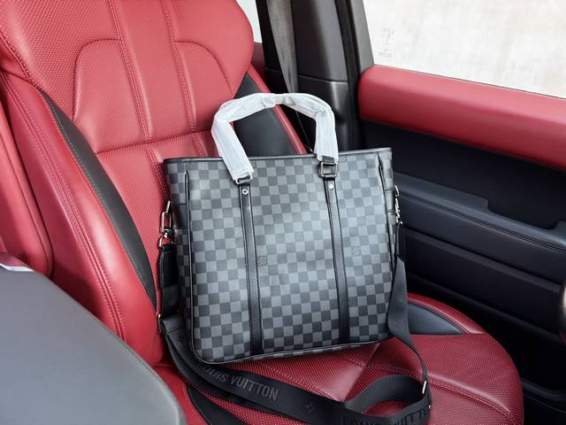 高端货 “ Louis Vuutton ”Lv公文包路易威登男士公文包 M45734 Louis Vuitton Week-End敞口开合 牛皮 托特包Tote