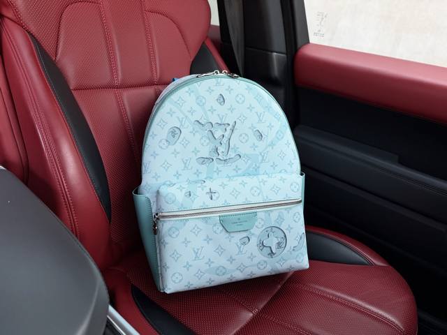 升级版 高端货 新款 “ Louis Vuitton ”Lv双肩包 路易威登双肩包 M22519 Louis Vuitton Discovery Pm 复古老花 - 点击图像关闭